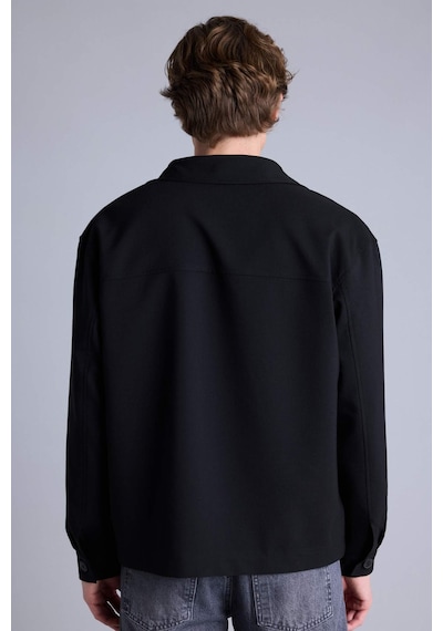 Defacto Regular Fıt Polo Yaka Blazer Ceket H4697ax26spbk27 Siyah-bk27