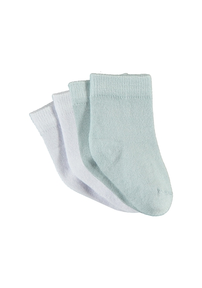 Civil Baby Bebek 2'li Çorap Set 6-18 Ay Beyaz-Mavi D3a83041323s1 Beyaz - Mavi