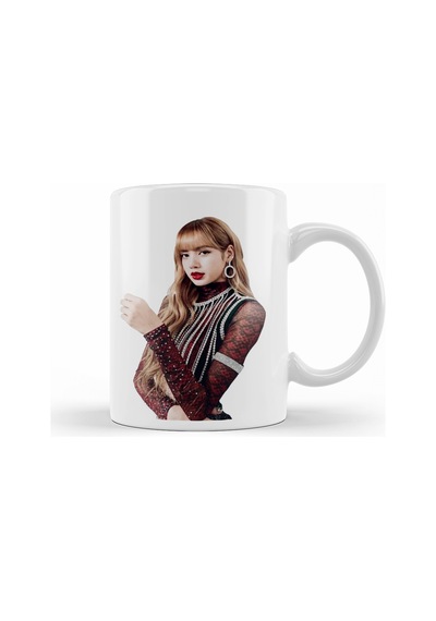 Lisa Blackpink Kupa Bardak Porselen No26411 Karışık