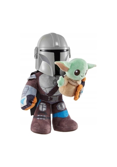 Star Wars Mandalorian Sesli Peluş Figür Mtl-hnt52