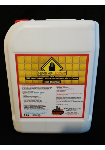 Medrox Stop Derzonom-Derz Kaçak Onarıcı Su Itici Solüsyon-5 Kg