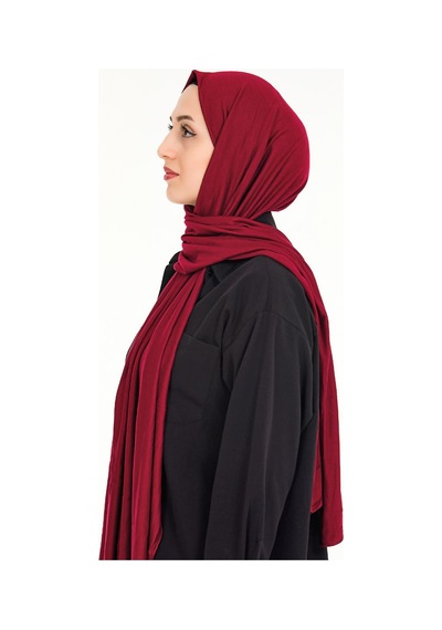 Sensu Tesettür Penye Şal Bordo