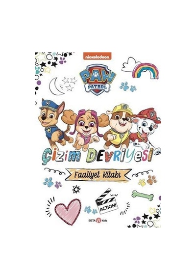 Paw Patrol Çizim Devriyesi Boyama Kitabı