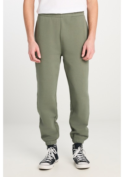 Lee Pamuk Regular Fit Normal Kesim Ribanalı Paça Haki Jogger Pantolon