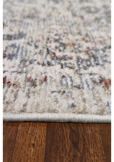 Vivanni Home Everlynn Polyester Vintage Halı Pamuk Atkı Tabanlı Modern Dokuma Ev Halısı Bej