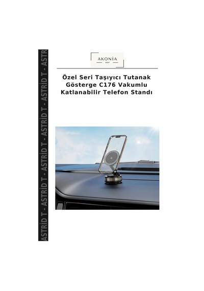 Özel Seri Taşıyıcı Tutanak Gösterge C176 Vakumlu Katlanabilir Telefon Standı