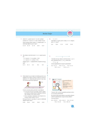 Zafer Yayınları - 9. Sınıf Matematik Soru Bankası Fasikül Seti - Yeni