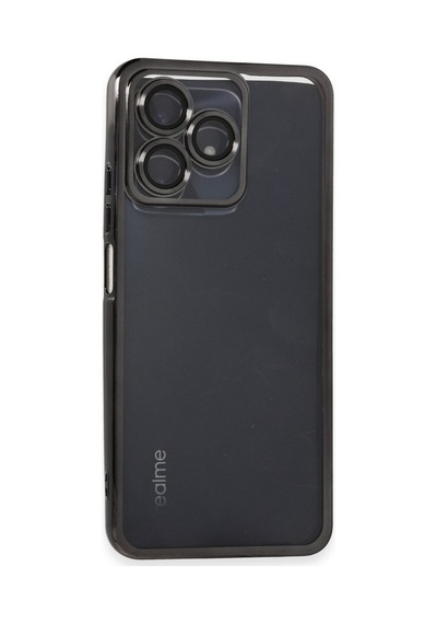 Realme C53 Kılıf Razer Lensli Silikon - Siyah Bz8683140654184