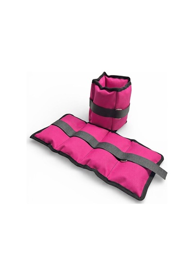 Spor Byfit 1 Kg x 2 Adet Pembe El veya Ayak Bileği Ağırlığı Pembe