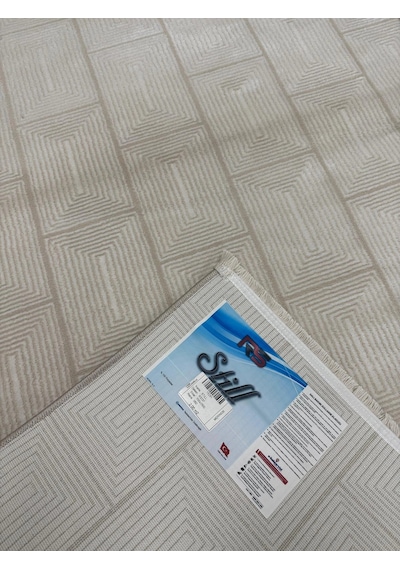 Merinos Still 63237-062 Özel Kesme Halı Krem Çok Renkli