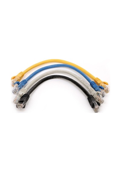 Cat6 0.25M Utp Sarı Network  Kablosu