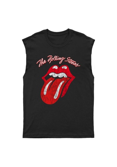 Startmore Adrift Rolling Stones The Kesik Kol Tişört Kolsuz T-shirt Bkt6080 Siyah