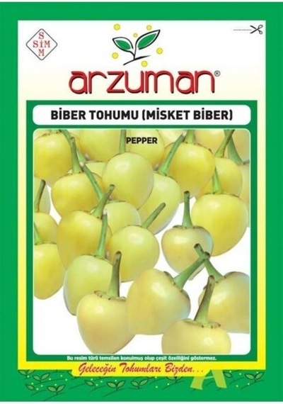 Arzuman Turşuluk Misket Biber Tohumu 5 Gr