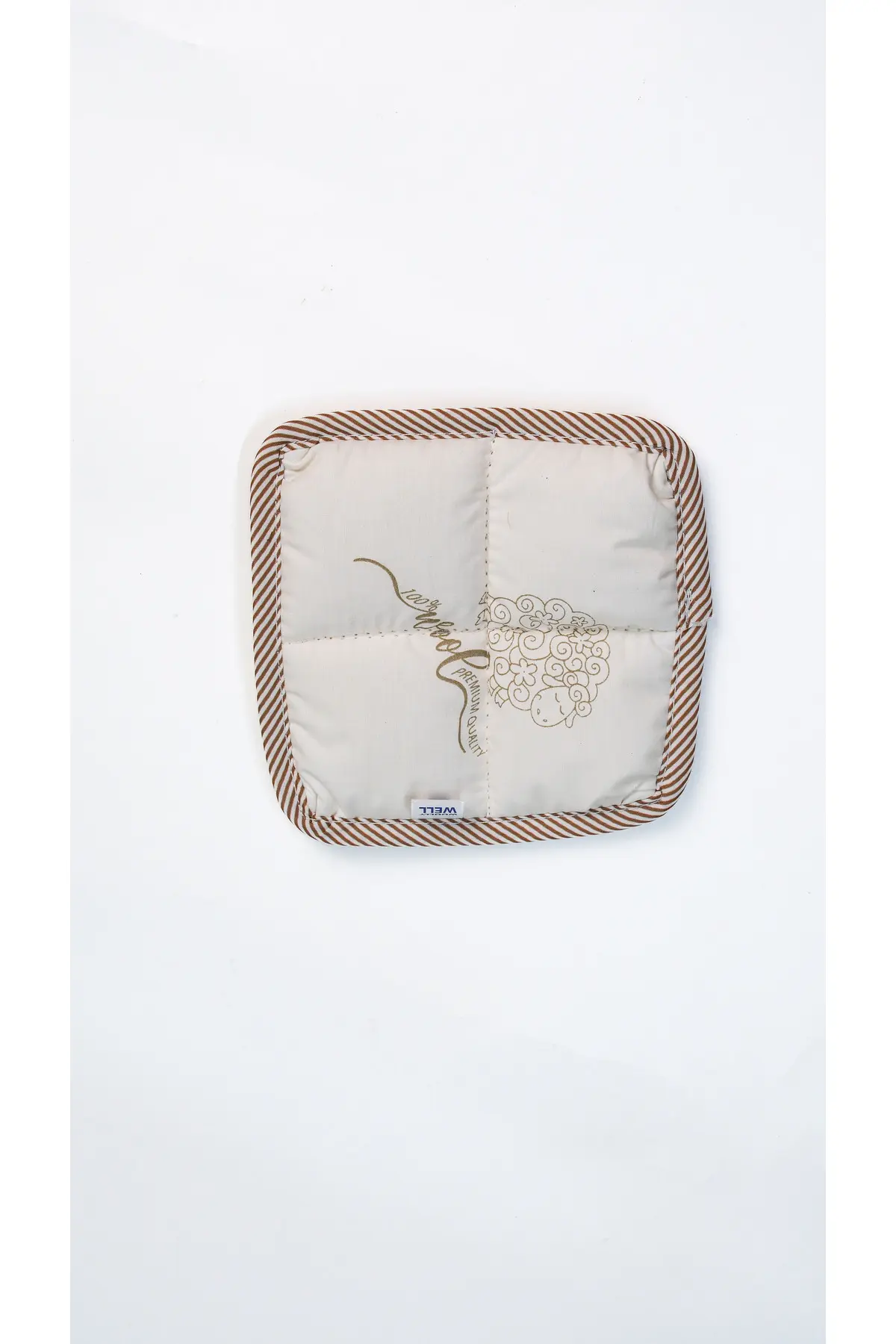 Woolly Well 2'li Set Merinos Koyun Yünü Medikal Yastık 15x15 Cm + Akgünlük Sakızı 50 Gr
