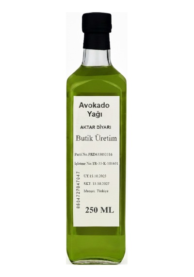 Aktar Diyarı Avokado Yağı 250 ML