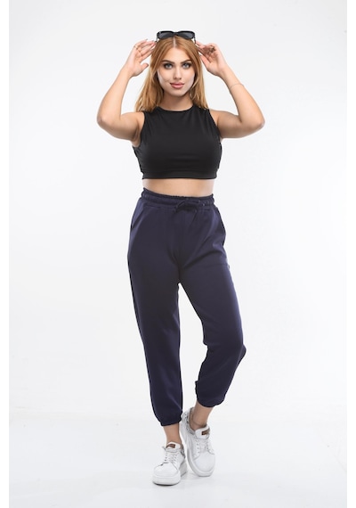 Monox Kadın Oys Jogger Modal Eşofman Altı Lacivert