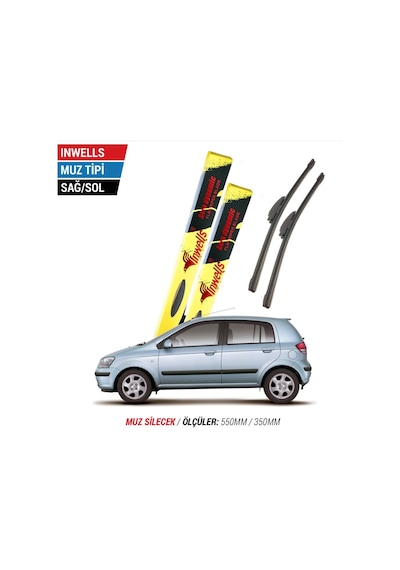 Hyundai Getz İnwells Muz Silecek Takımı 2002-2011