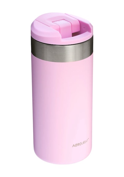 Stanley The Aerolight Transit Termos Bardak 0.35 Lt - 12 Oz Cherry Blossom Pembe