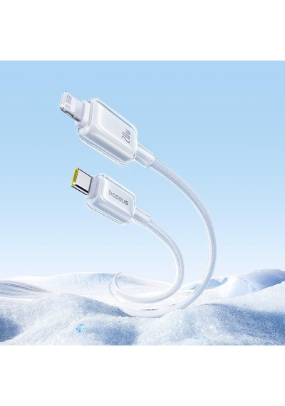 Crystal Hızlı Şarj C+lightning 20w 1m Data Kablo - Beyaz Genel