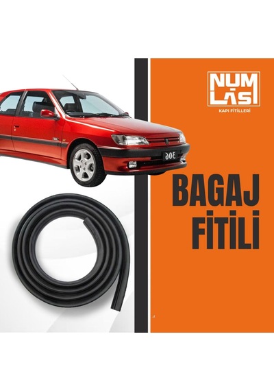 Peugeot 306 Tek Kapı Bagaj Fitili-a Kalite-numlas-nm3572