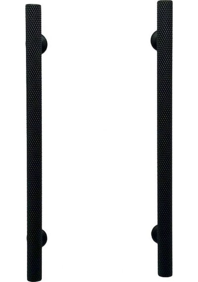 Mobilya Dolap Kulpu Mutfak Çekmece Kulpu Çizgili Dal Siyah 192 Mm 19,2 Cm 5 Adet