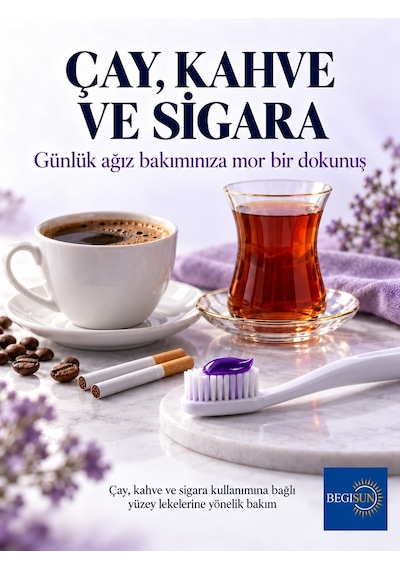 Begisun Leke Karşıtı Diş Beyazlatıcı Mor Jel 50 ML