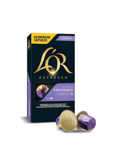 L'or Lungo Profondo Intensity 8 Nespresso Uyumlu Kapsül Kahve 10 x 10'lu
