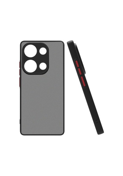 Ehr. Xiaomi Redmi Note 13 Pro 4g Uyumlu Kamera Korumalı Arkası Mat Sert Silikon Kılıf