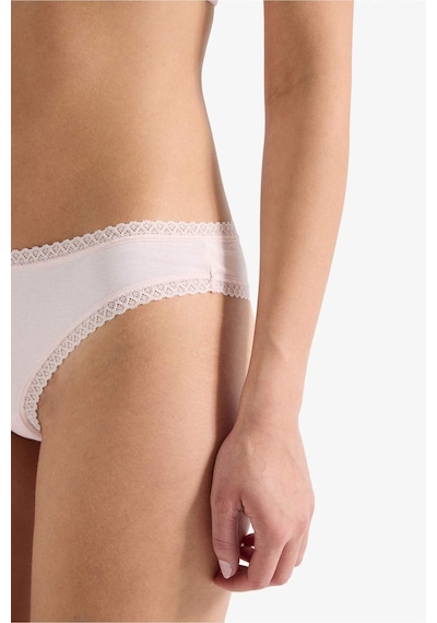 Defacto Dantel Detaylı 3lü Brazilian Külot-fall İn Love F2190ax25augr93 Gri