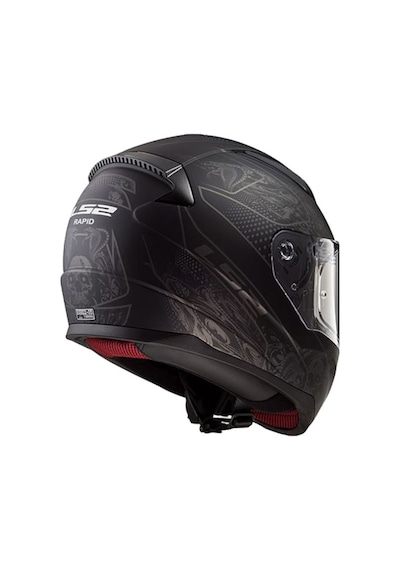 Ls2 Rapid Crypt Kapalı Kask Mat Siyah