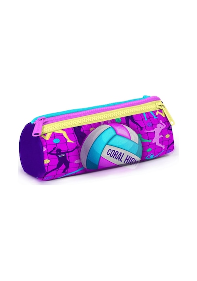 Coral High Kids Pembe Mor Voleybol Desenli 3 Lü Okul Çanta Seti Set0123761