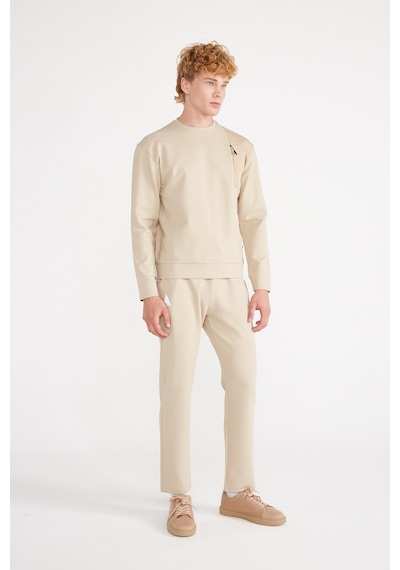Jepublic Erkek Sweatshirt-j232406 Bej