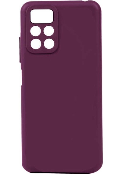 Noktaks - Xiaomi Uyumlu Xiaomi Redmi Note 11s Global - Kılıf Mat Soft Esnek Biye Silikon - Mor