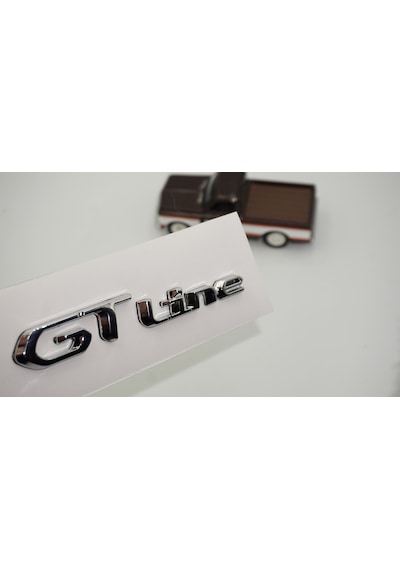 Dk Tuning Gt Line Bagaj Krom Metal Yazı Logo Arma Peugeot İle Uyumlu Bagaj Arma