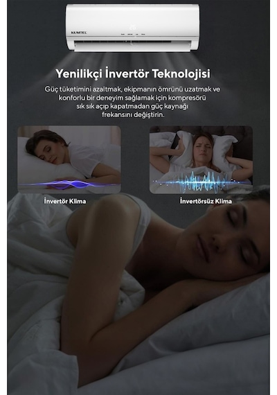 Kumtel Matsu KMSAC-18 A++ 18000 BTU Inverter Duvar Tipi Klima