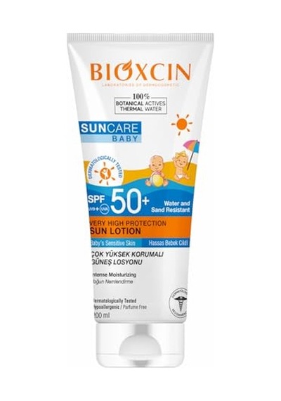 Bioxcin Hassas Ciltler İçin Çok Yüksek Korumalı Mineral Güneş Kremi Bebek 50 Spf 100 Ml