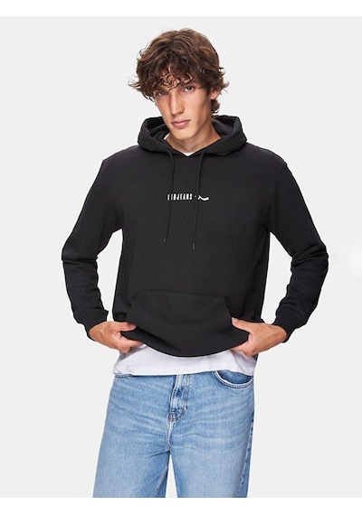 Ltb Yeraza Baskılı Kapüşonlu Sweatshırt 11258653660355 Siyah