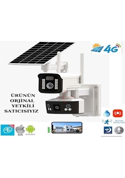 O-kam-3920 6mp 4g Solar Dual Lens Ptz Camera
