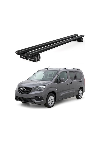 Pençe Opel Combo 2019 Ve Sonrası Uyumlu Siyah Ara Atkı 135cm Port Bagaj Tavan Barı