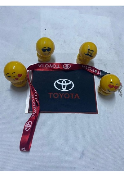 Kaydırmaz Ped, 4 Adet Zıpzıp Kafa, Ayna İpi Set Toyota Uyumlu