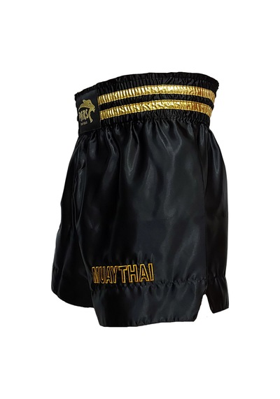 Pars Muay Thai Şortu Nakışlı Siyah PRS-1104