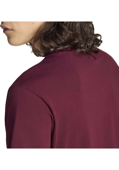 Maroon/black Adidas Erkek Günlük T-shirt M Sl Sj T Kf2403