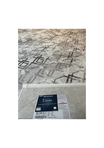 Merinos Vista Gri %100 Akrilik Gri Desenli Kesme Halı Yolluk Antre Koridor Salon Halısı 36892-98