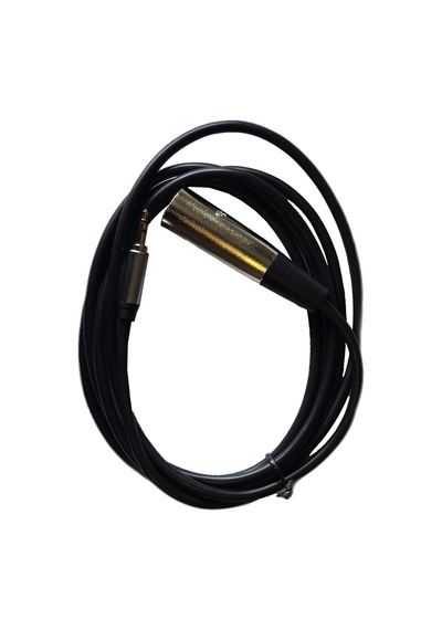 Xlr Erkek - 3.5mm Stereo Erkek Mikrofon Kablosu 2 Metre Ses Aktarım Kablosu