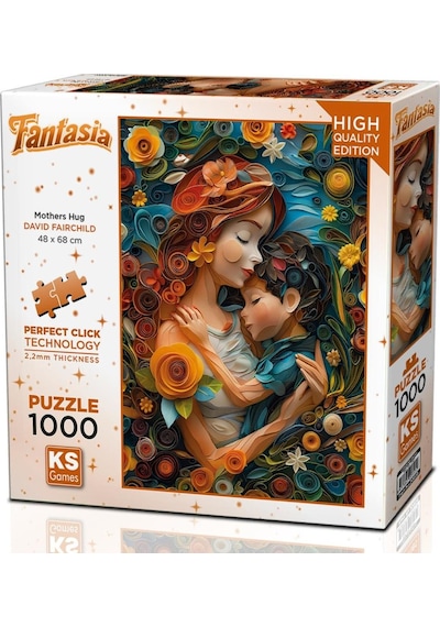 Ks Games 1000 Parça Mothers Hug Puzzle - David Fairchild