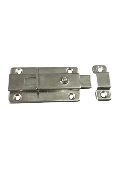 Paslanmaz Çelik Otomatik Sürgü Güvenlik Kapı Sürgüsü 7,5 Cm