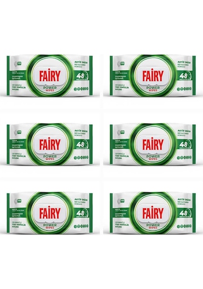 Power Wipes Yüzey Temizlik Havlusu 100 Yaprak 6 Adet Beyaz Sabun Diğer