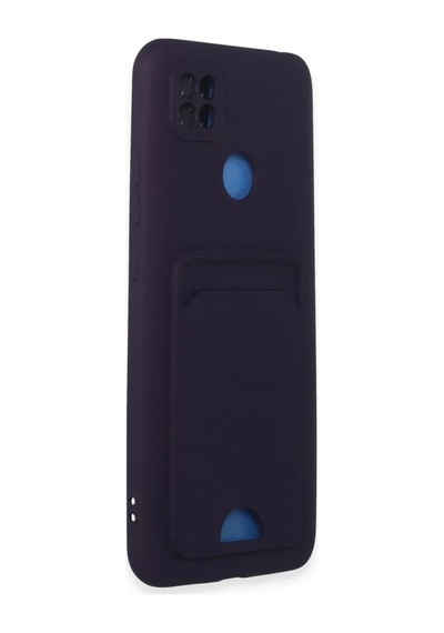Newface Xiaomi Redmi 9c Kılıf Kelvin Kartvizitli Silikon - Derin Mor