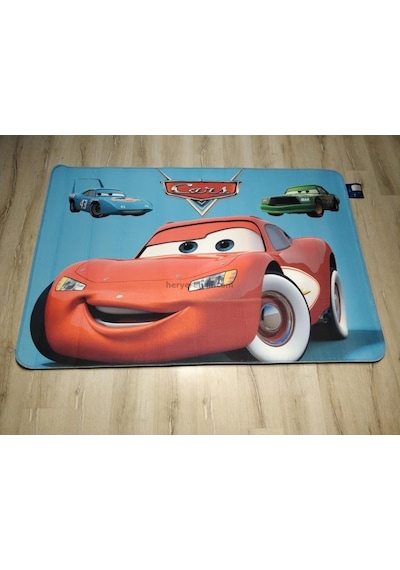 Yamalıhome Lisanslı Çocuk Halısı Cars2 C2 120X180 Cm Arabalı Halı
