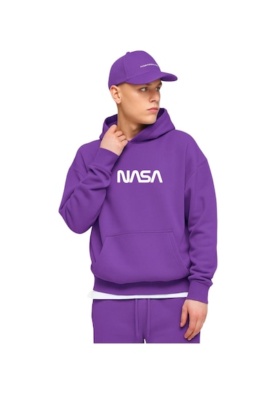 Benroma Nasa Baskılı Sweatshırt Mor